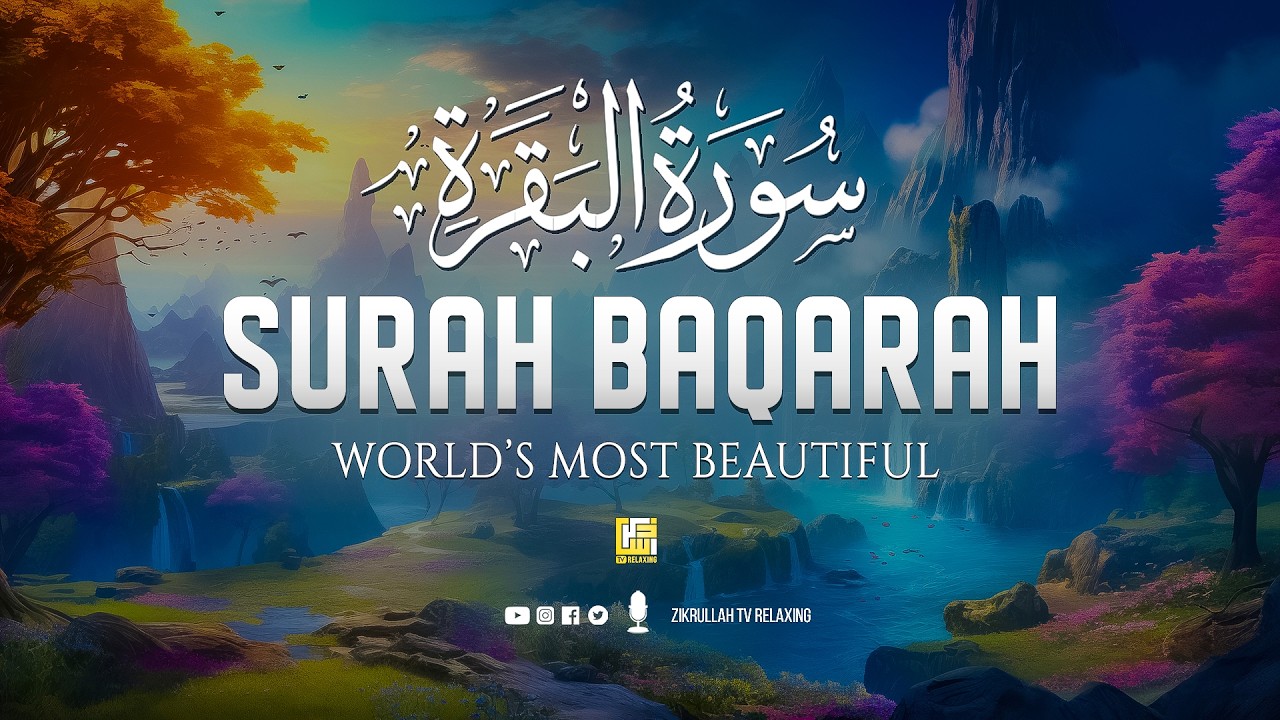 Surah Al-Baqarah (سورة البقرة) | Deep Tranquil Quran for Inner Peace & Barakah #quranrecitation