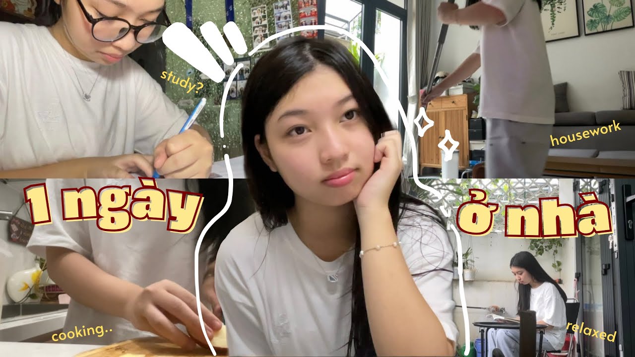 SPEND A DAY AT HOME 🏡⁉️| Một ngày nghỉ hè của học sinh cấp 2, Study, Cooking, Relaxing 🪐🌤️