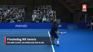 Finales NK tennis in Alphen aan den Rijn