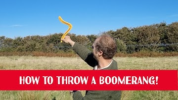 How to throw a Boomerang Instructional Video