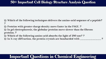 MCQ Questions Cell Biology Structure Analysis with Answers