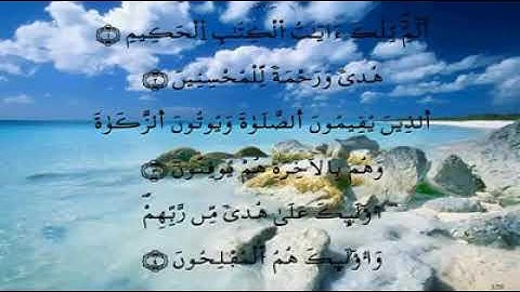 تلاوه مباركه سوره لقمان الشيخ العيون الكوشي حفظه الله 🕋