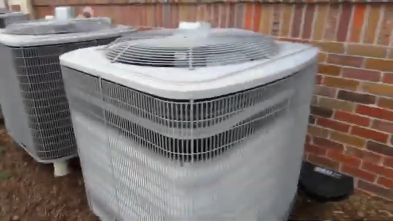 2006 Heil Heat Pump Defrosting (With Steam) Christmas Special YouTube