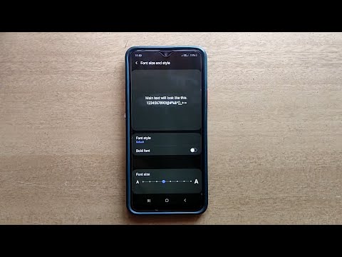 How To Turn Off Bold Font In Samsung Galaxy Mobile