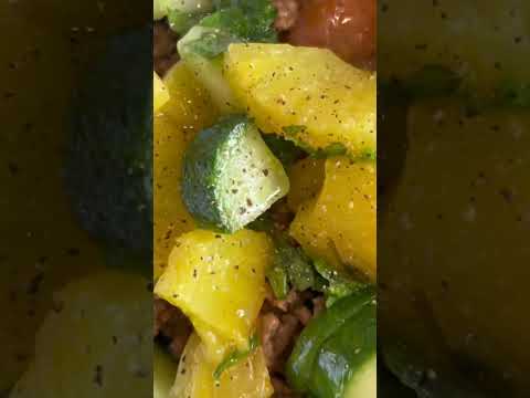 Nara Smith inspired tutorial on making a caribbean curry 😌🍍🍛