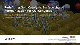 Redefining Gold Catalysis: Surface Ligand Reorganization for CO₂ Conversion