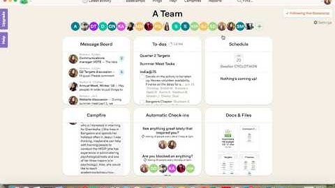 Training Video on google drive and basecamp