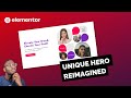 Unique Hero Banner Reimagined | CSS Grid | Elementor Free