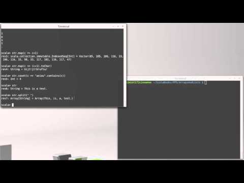 Strings as Collections (in Scala)
