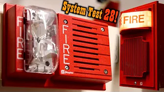 Voice Evacuation Fire Alarm System Test 28 | Vintage Simplex Speaker/Light!