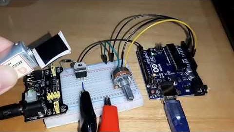 ARDUINO-CONTROLANDO A VELOCIDADE DE UM MOTOR DC