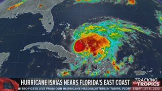 Tracking the Tropics: Isaias closes in on Bahamas, Hurricane Watch issued for parts of Florida