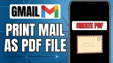 How To Create PDF File In Gmail