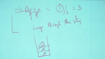 DS -  Stack Applications : String Palindrome