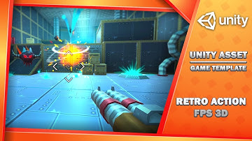 Unity FPS Template Showcase – Retro Shooter Asset