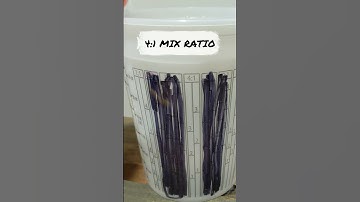 How To Mix Paint 4:1 Mix Ratio 4 to 1 #shorts