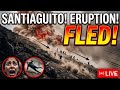 Tourists Fled Santiaguito Volcano When it Suddenly Erupted, Guatemala