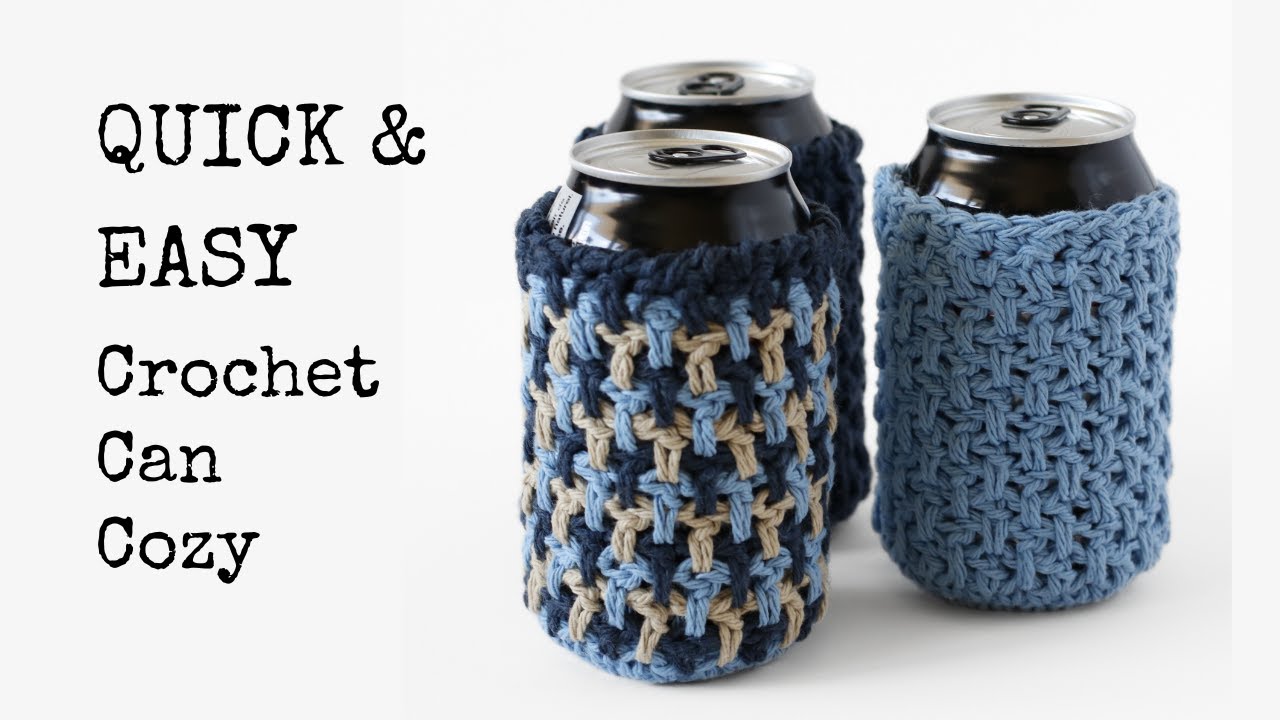 Easy Can Cozy Crochet Pattern – I Love Stitches