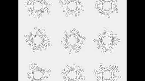 The outer circles do not overlap. Draw by openFrameworks