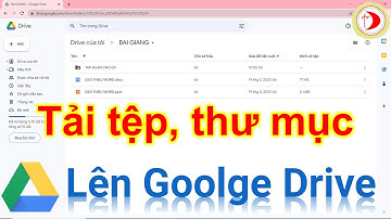 Hướng dẫn Đăng nhập, tạo thư mục và tải tệp, thư mục lên Google Drive