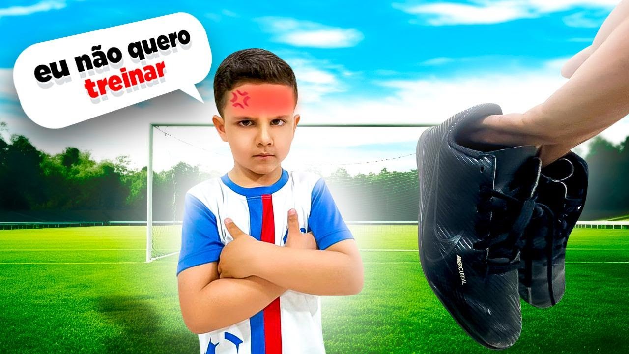 CONVENCI MEU IRMÃOZINHO A VOLTAR A JOGAR FUTEBOL 😱  ( Ele foi bem?)