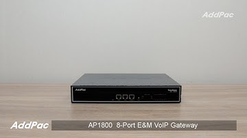 AP1800 8-Port E&M VoIP Gateway(8포트 E&M VoIP 게이트웨이)