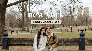 OUR HONEYMOON IN NEW YORK: TIMES SQUARE, LINE STORE, BROOKLYN BRIDGE, + MORE | VLOG 33