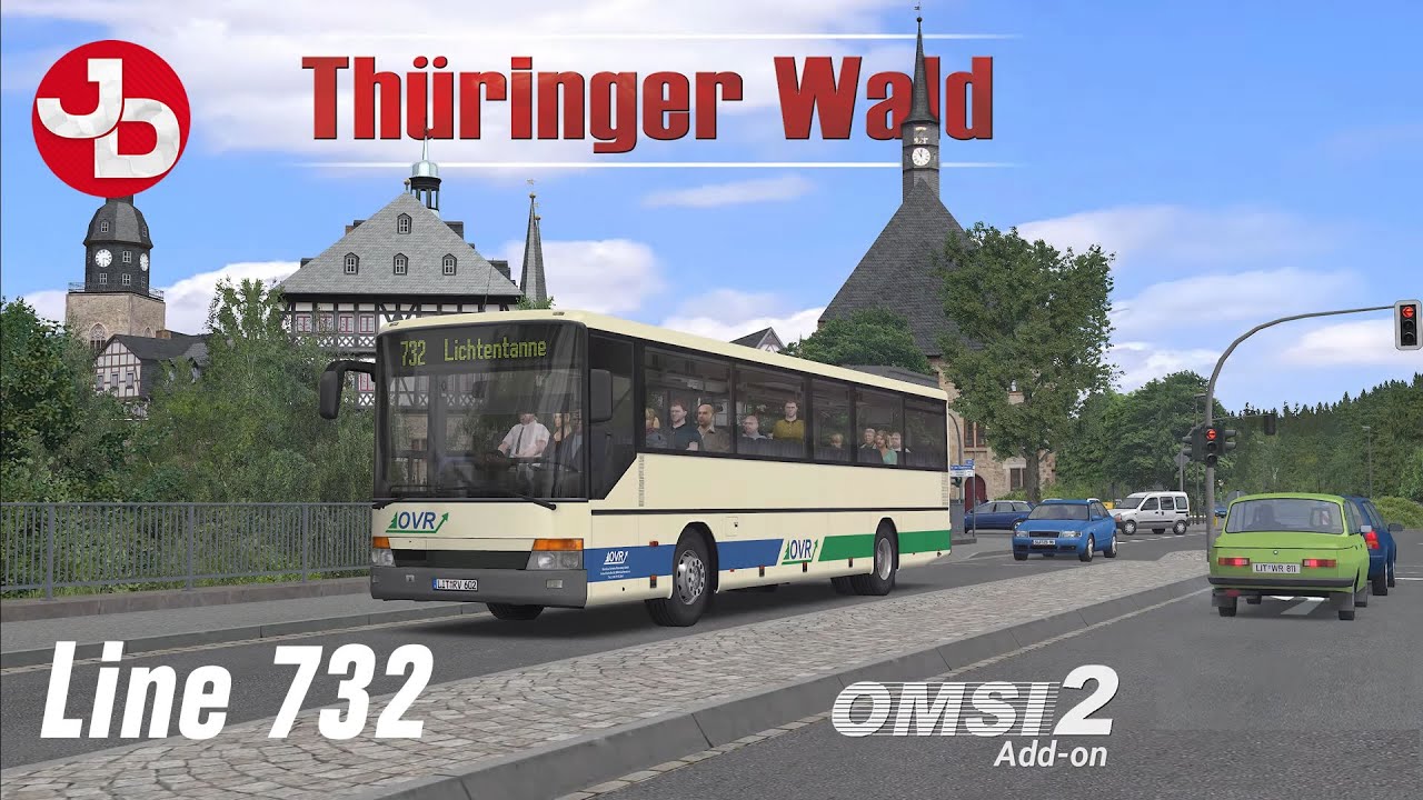 Line 732 SPEED RUN | OMSI 2 Add-On Thüringer Wald