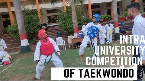 INTRA UNIVERSITY COMPETITION OF TAEKWONDO||2K23||vignan University ||sports @rdaamit5
