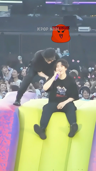 Jungkook Just Climbed Up And Sat There But Naughty Taehyung Pushed Him 😂😂 #shorts #bts #jungkook