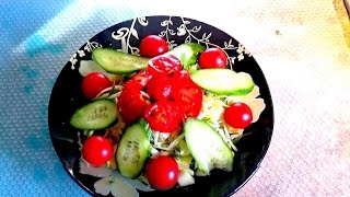 Лёгкий, вкусный. полезный, салат, Рецепт. Легко и просто Лёгкий, вкусный. полезный, салат, Рецепт. Легко и просто