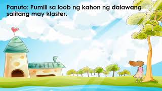 FILIPINO 3/PAGBUO NG KAMBAL KATINIG O KLASTER/QUARTER 4/WEEK 1TEACHER JANE SABULAO