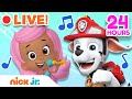 🔴 24 Hours of Nick Jr. Sing Alongs w/ PAW Patrol & Bubble Guppies! | Nick Jr.