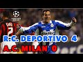 El mejor partido jamás jugado en Riazor | Deportivo 4-0 Milan | Todo lo mejor | Audio Ser | 7/4/2004