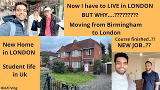 Moving to LONDON from BIRMINGHAM | Culinary Student Life in UK | College Finished ..??