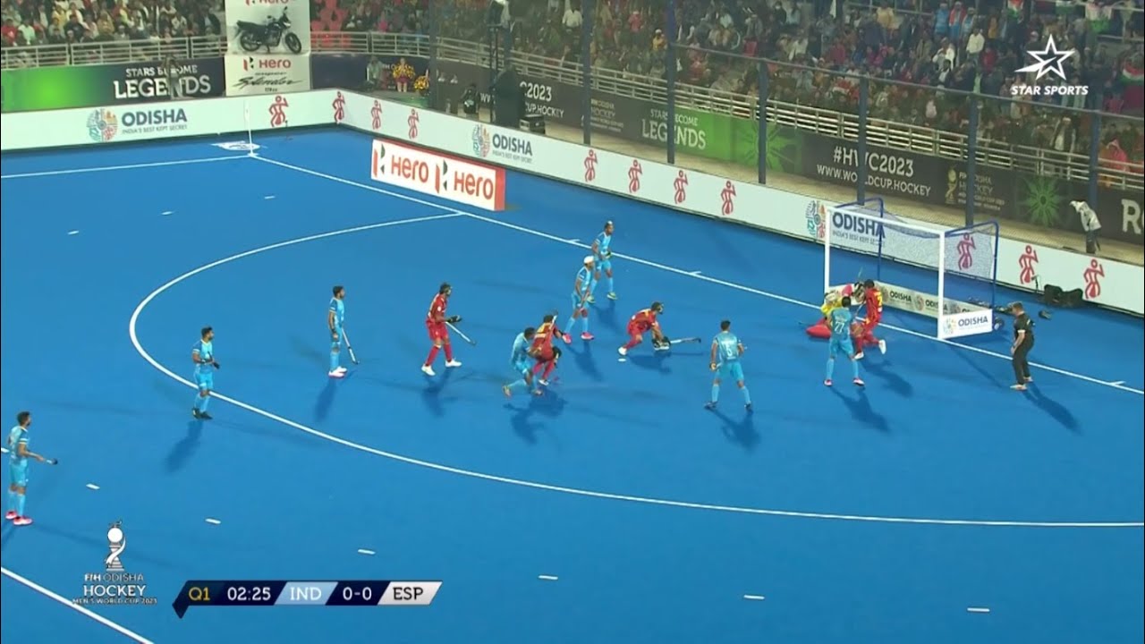Mens FIH Hockey World Cup 2023 India vs Spain Highlights