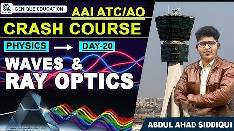 Day 20 II SHM & Introduction To Wave Optics II PHYSICS II Free Crash Course AAI ATC/AO for 2023