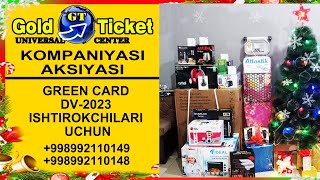 Green Card Aksiyamiz | Konkurs | Gold Ticket Sam