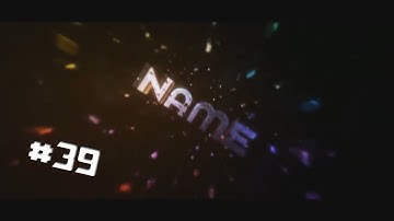 Free Awesome 3D Intro Template #39 (C4D & AE)