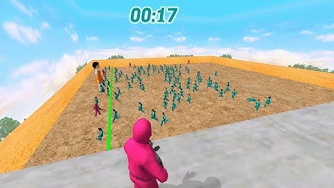 Squid Game Episodes 3, K Sniper Challenge 3D