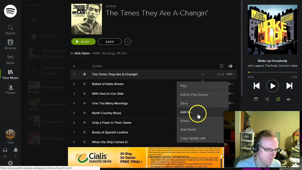 Adding A Song To A Playlist In Spotify YouTube Adding A Song To A Playlist In Spotify YouTube