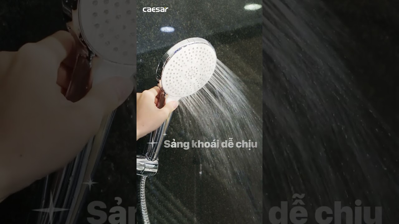 Video thiết bị vệ sinh Caesar – Sen tắm đứng nhiệt tự động Caesar TS620