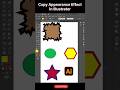 Copy Appearence Effect in Illustrator😲#illustratortutorial#illustratortools#illustrator#illustrators