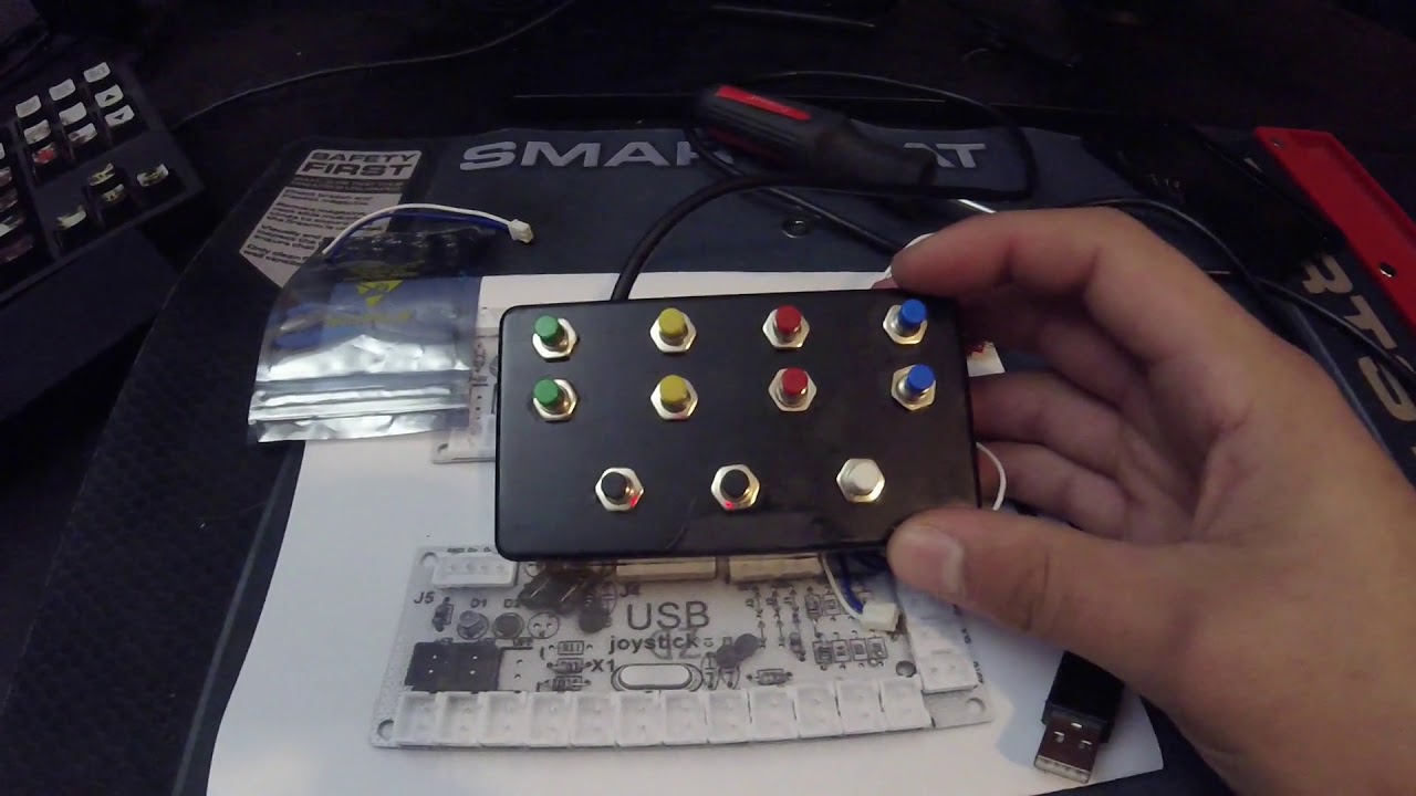 Simple DIY Sim Racing Button Box  USB-Encoder Basics and a Quick