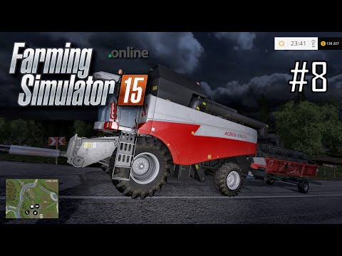 Видео: Farming Simulator 2015 - Перевезення жаток #8