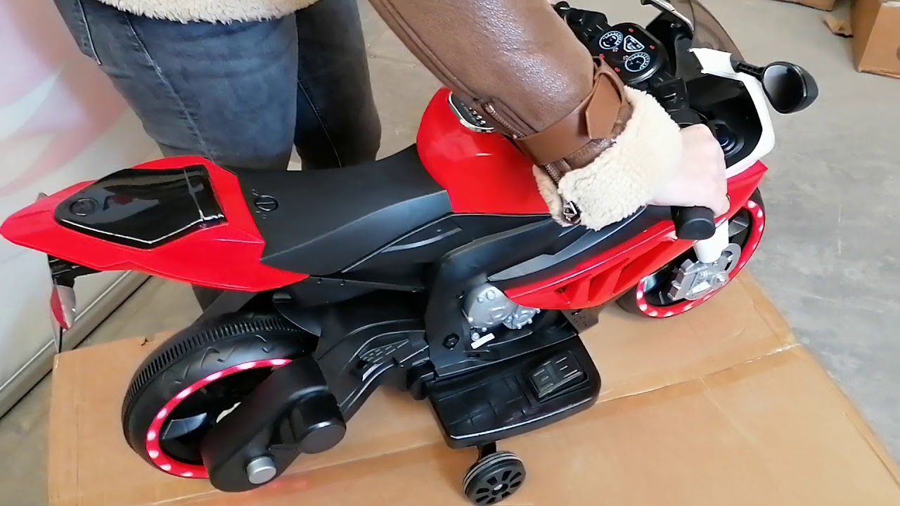TOBBI Motocicleta eléctrica de 12 V para niños, moto de cross con ruedas de  entrenamiento para niños pequeños de 3 a 8 años, motocicleta a batería