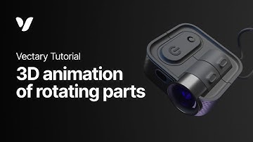 3d animation of rotating parts | Vectary tutorial