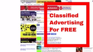 Classifieds For Free Online Advertising