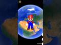 Super Mario caught on Google map & Google Earth #shorts