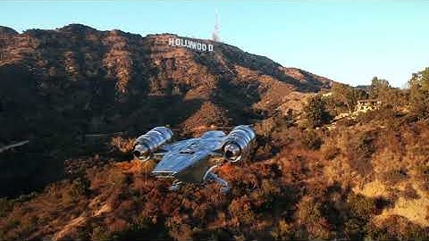 The Mandolorian Space Ship | Razor Crest | 3d object Compositing | After Effects| Element 3D